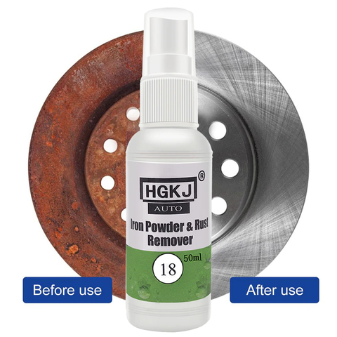 HGKJ 18, 50ml Zang Remover Rust Remover Spray for Bike, Cars, and All Spare Parts -