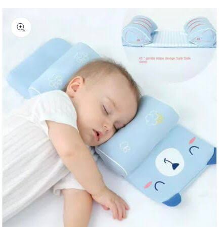 Baby Head Shaping Pillow – Adjustable Memory Foam Pillow for Flat Head Prevention