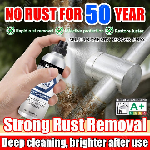 HGKJ 18, 50ml Zang Remover Rust Remover Spray for Bike, Cars, and All Spare Parts -